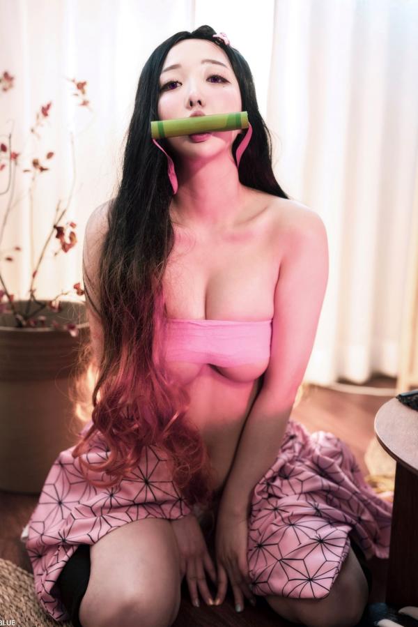    韩国美女孙乐乐Son Ye-eun动漫私房COS大尺度写真，粉嫩诱惑魅惑众生，绝美身姿极致展现！第91张图片