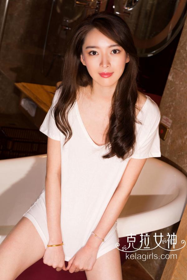    KelaGirls克拉女神-珊珊《流水桃花》：清纯女神浴室私房湿身诱惑写真第5张图片