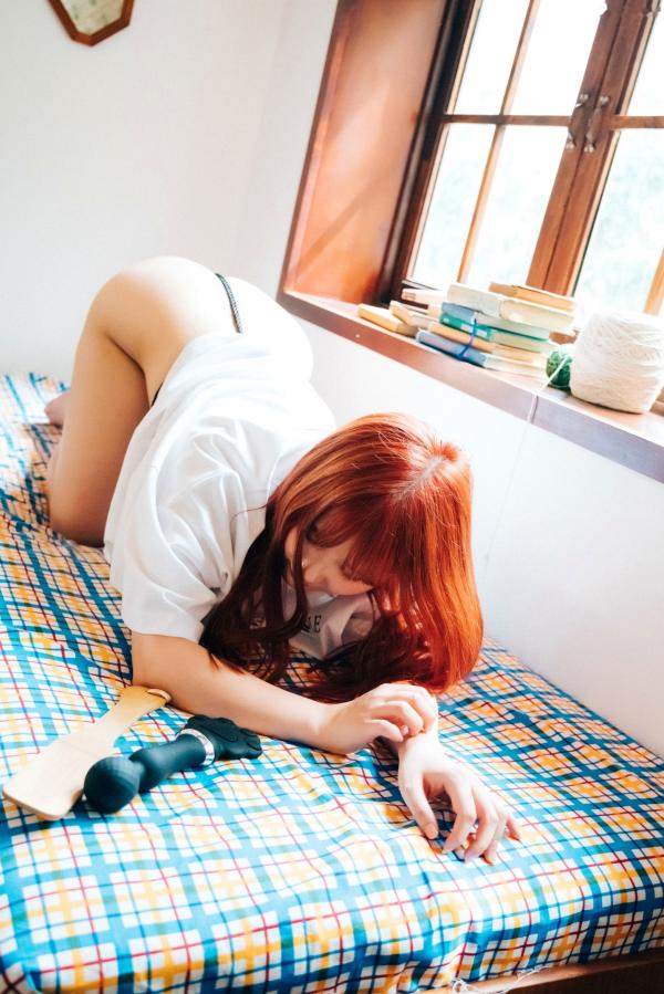    韩国美女-Miho-红发御姐大尺度绑缚写真：私房绳艺与链条诱惑，极致性感视觉盛宴第26张图片