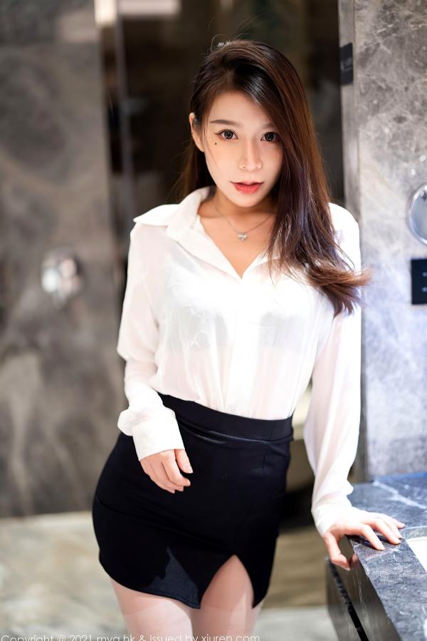    MyGirl美媛馆-Vetiver嘉宝贝儿-杭州浴室湿身私房照-白衬衫黑短裙诱惑写真-无圣光大尺度第1张图片
