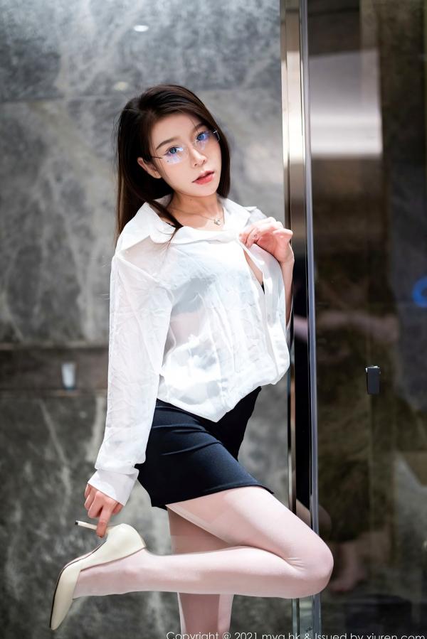    MyGirl美媛馆-Vetiver嘉宝贝儿-杭州浴室湿身私房照-白衬衫黑短裙诱惑写真-无圣光大尺度第16张图片