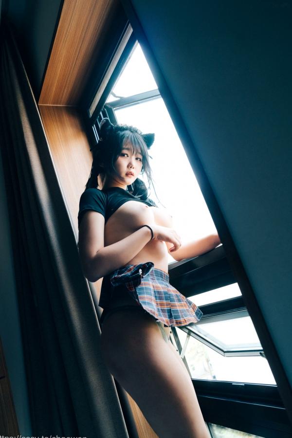   韩国美女琪雅Zia性感猫娘角色扮演，大尺度私房写真诱惑姿态出镜第41张图片