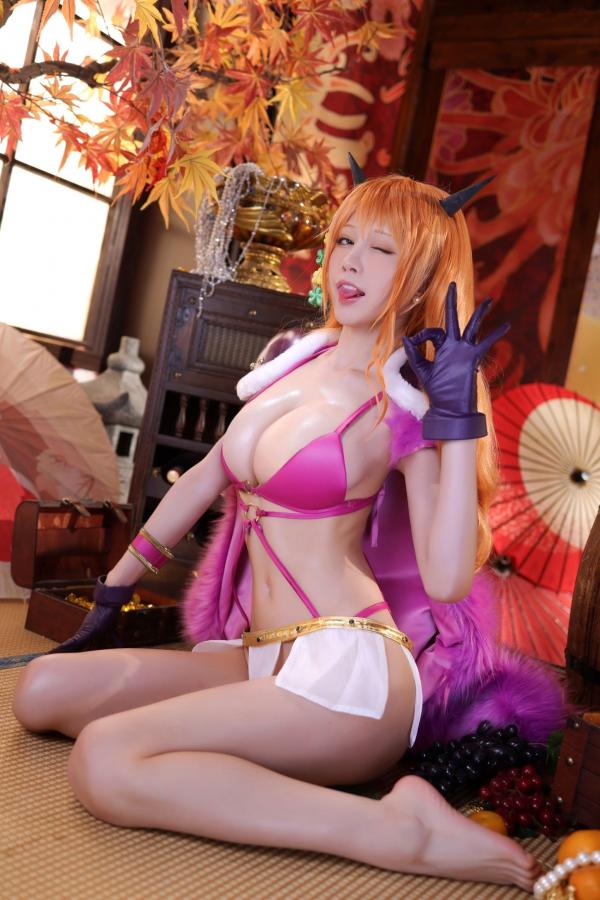    水淼-Aqua-海贼王-娜美-Nami-Kaido-Outfit-火辣比基尼COS-私房写真-野性女神极致诱惑第20张图片