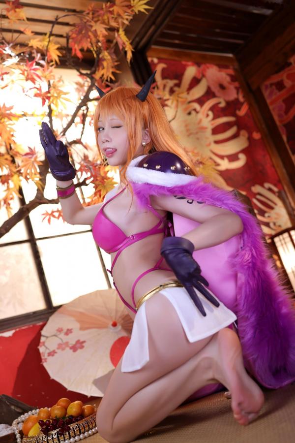    水淼-Aqua-海贼王-娜美-Nami-Kaido-Outfit-火辣比基尼COS-私房写真-野性女神极致诱惑第42张图片