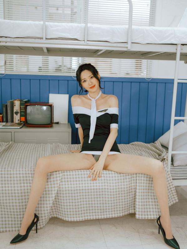    韩国美女娜拉空姐制服诱惑，极致美腿尽显职业私房魅力-Bimilstory Vol.05第8张图片