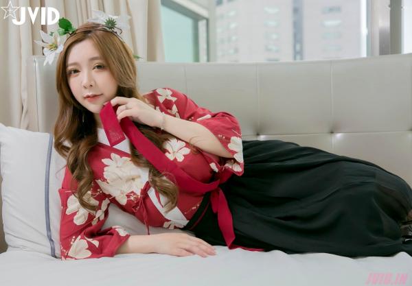    JVID-本垒奈-乳神-天宫赐福-No.613-和服风情-酒店私房写真-大尺度性感诱惑第19张图片