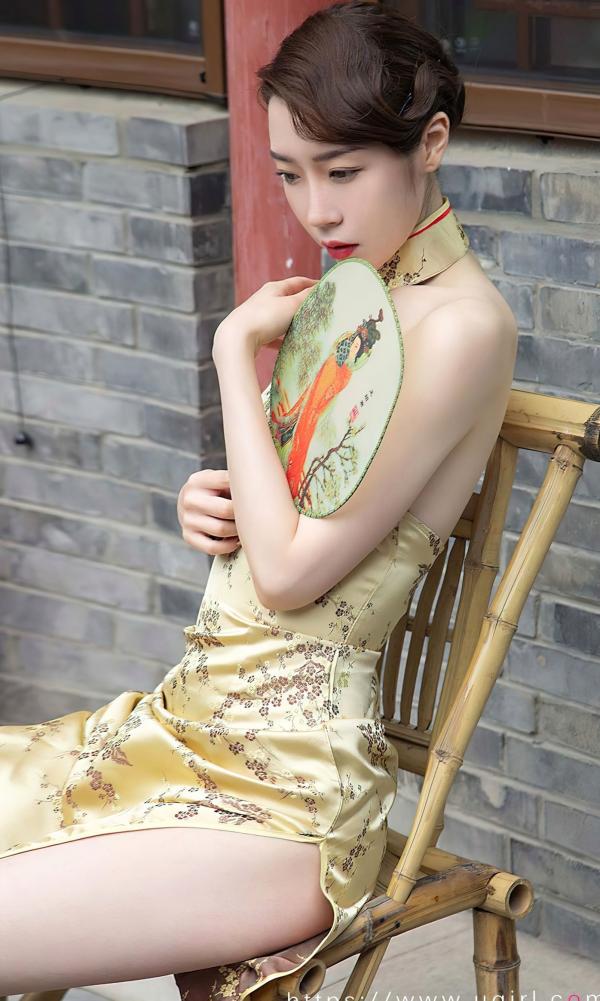    尤果网美幸baby《落满蝴蝶的诗篇》合辑：精选性感护士制服与古典旗袍，演绎百变诱惑女神第30张图片