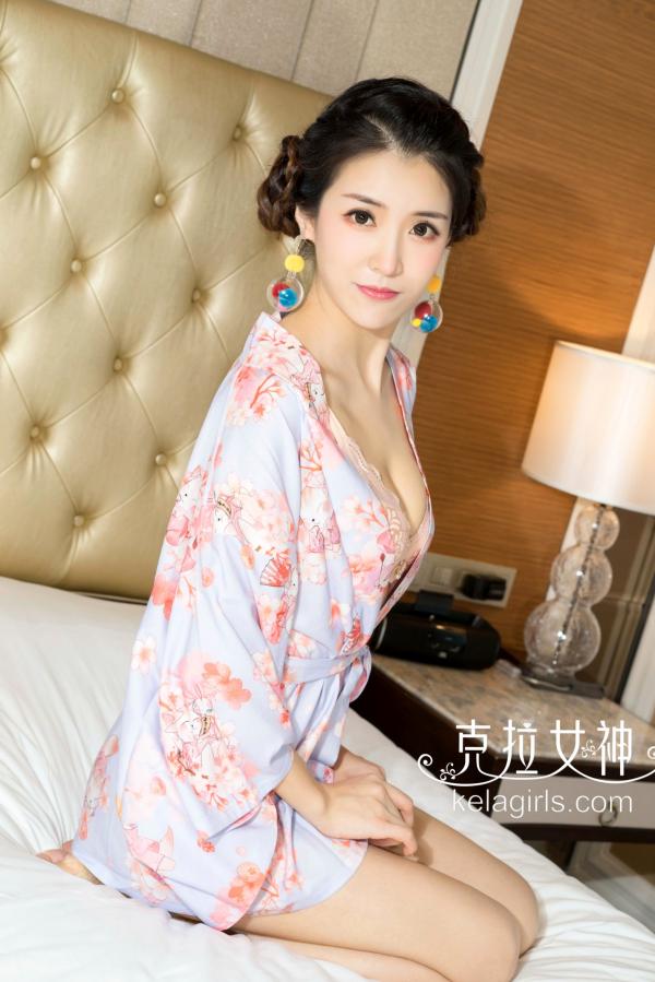    KelaGirls克拉女神-2018.07.16-恬恬-《浪漫樱花》居家私房照，清新和服主题，唯美诱惑写真第13张图片