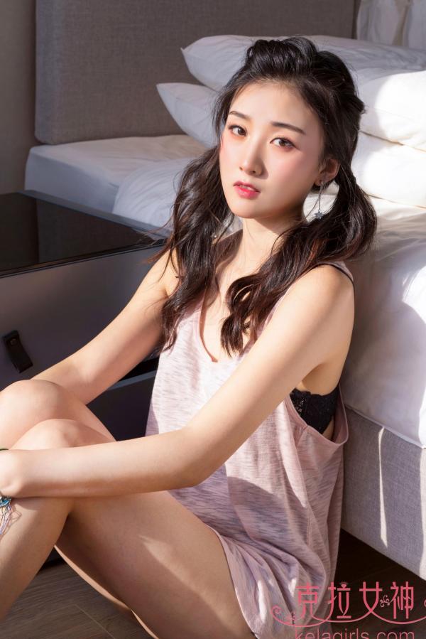    KelaGirls克拉女神-馨馨-《风和日丽》清新家居私房写真，白嫩肌肤青春双马尾诱惑第6张图片