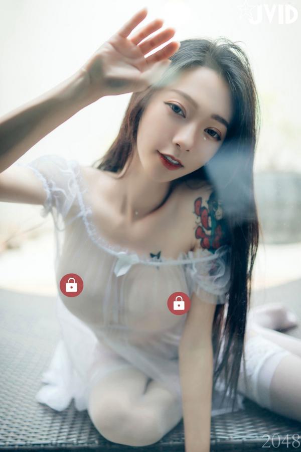    JVID-飄飄-最高の女神-黑超猛激白透睡衣-私房写真-大尺度诱惑室内美腿套图-No.542第107张图片