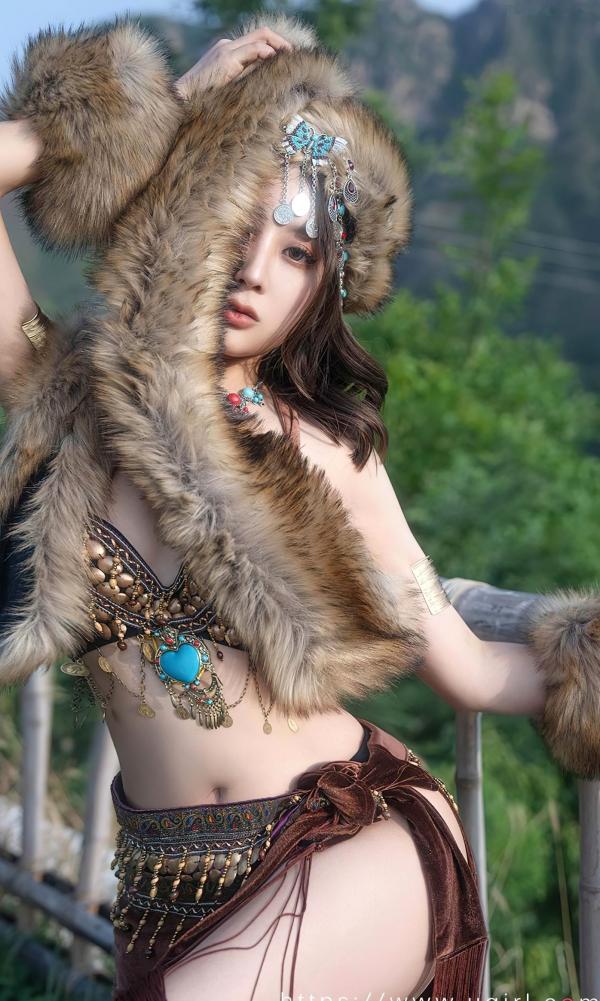    UGirlsApp尤果圈爱尤物-2602-筱慧-《刚刚好》异域部落女神户外野性风大尺度私房照第19张图片