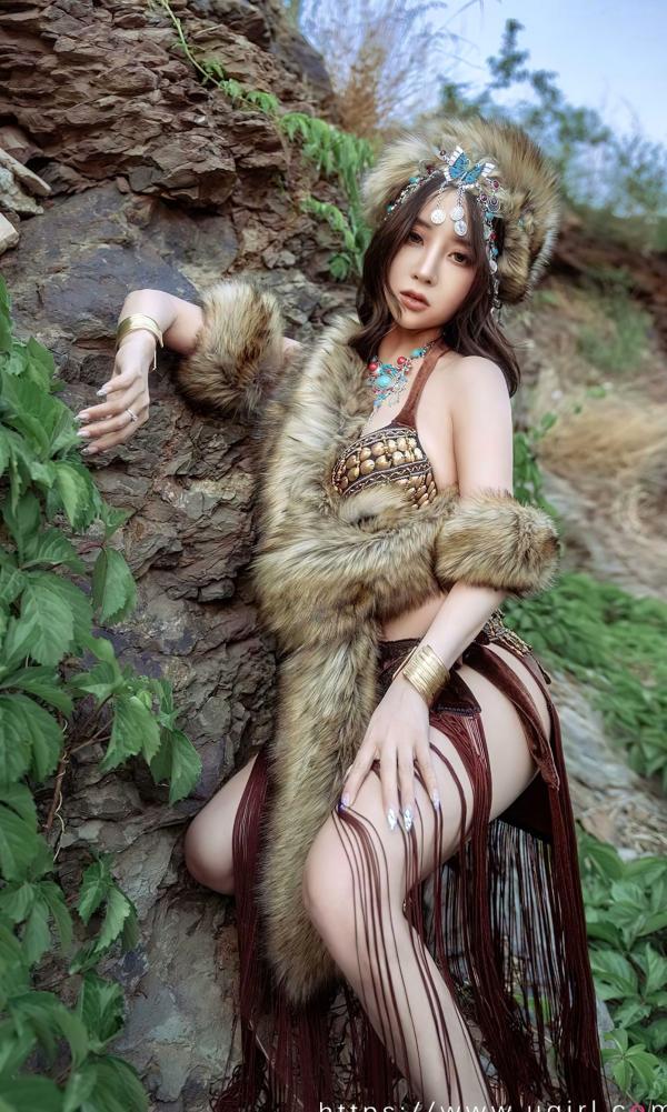    UGirlsApp尤果圈爱尤物-2602-筱慧-《刚刚好》异域部落女神户外野性风大尺度私房照第29张图片