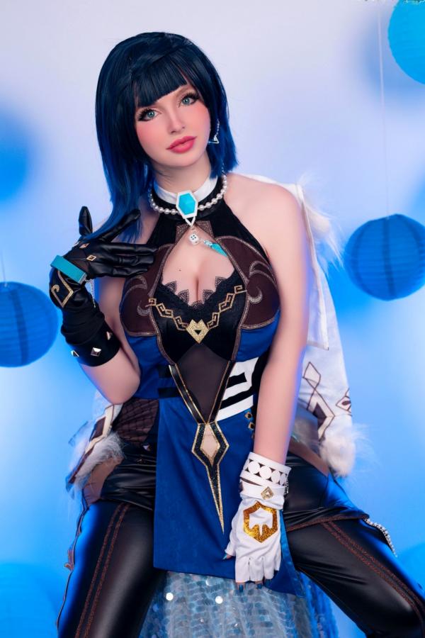    Mikomin-原神夜阑Yelan Cosplay-大尺度私房写真-高还原度性感演绎-极致诱惑女神第7张图片