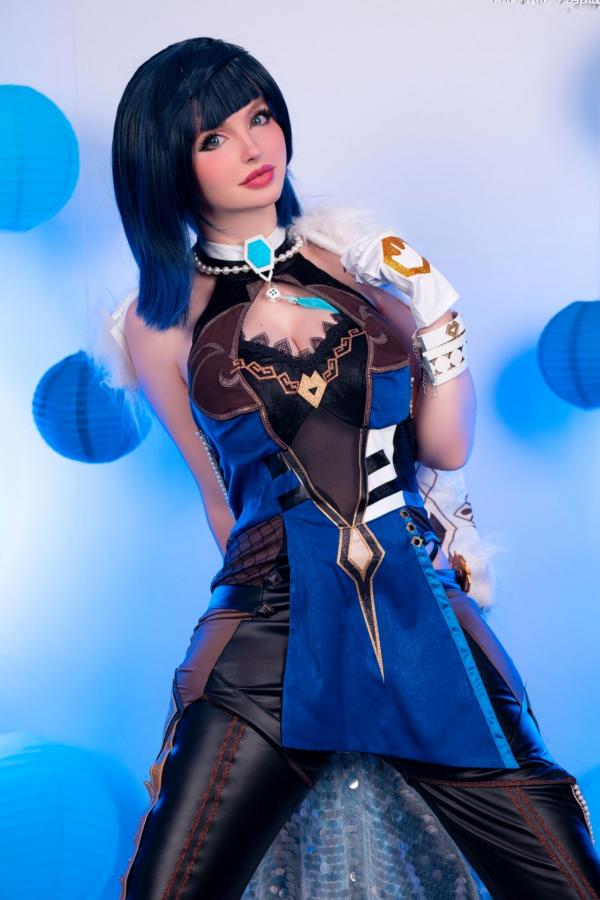    Mikomin-原神夜阑Yelan Cosplay-大尺度私房写真-高还原度性感演绎-极致诱惑女神第8张图片