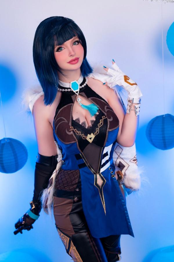    Mikomin-原神夜阑Yelan Cosplay-大尺度私房写真-高还原度性感演绎-极致诱惑女神第9张图片