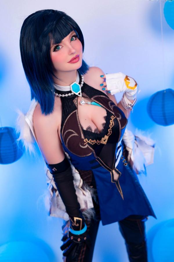    Mikomin-原神夜阑Yelan Cosplay-大尺度私房写真-高还原度性感演绎-极致诱惑女神第10张图片