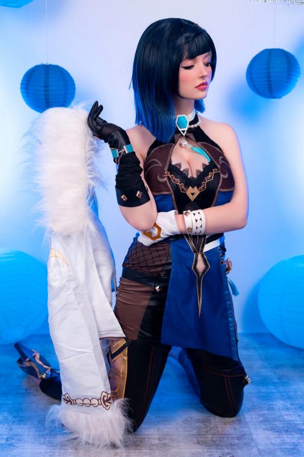    Mikomin-原神夜阑Yelan Cosplay-大尺度私房写真-高还原度性感演绎-极致诱惑女神第14张图片