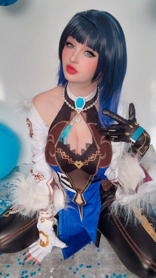    Mikomin-原神夜阑Yelan Cosplay-大尺度私房写真-高还原度性感演绎-极致诱惑女神第21张图片