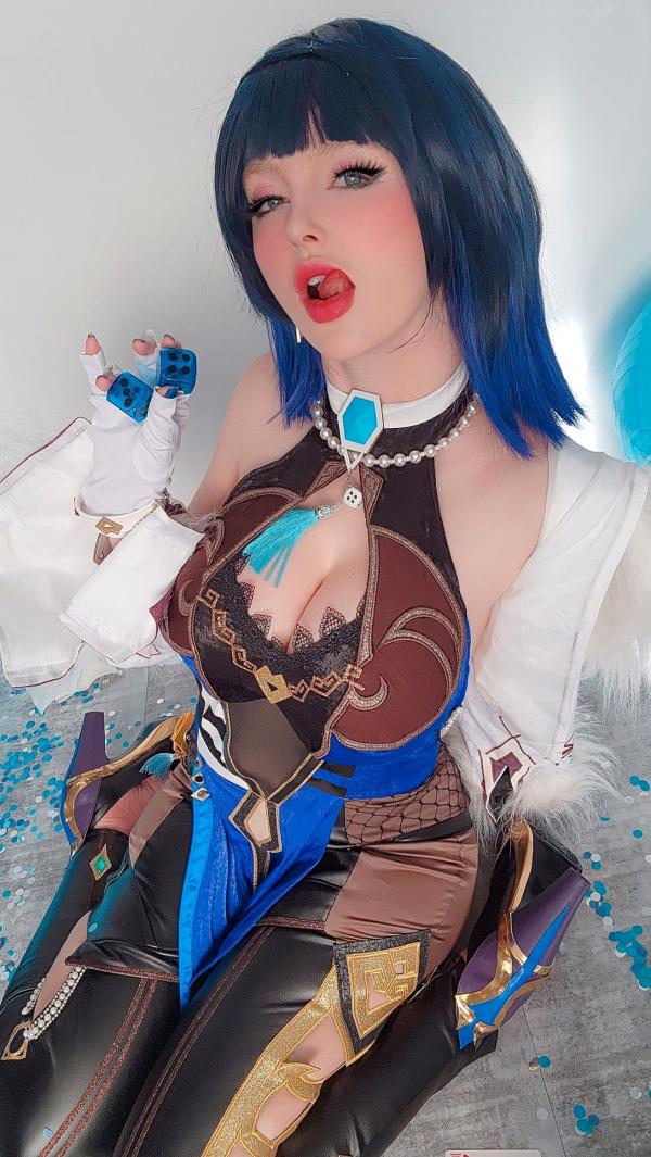    Mikomin-原神夜阑Yelan Cosplay-大尺度私房写真-高还原度性感演绎-极致诱惑女神第22张图片