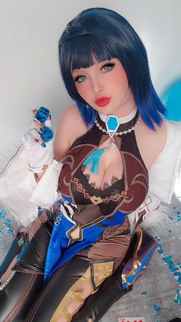    Mikomin-原神夜阑Yelan Cosplay-大尺度私房写真-高还原度性感演绎-极致诱惑女神第23张图片