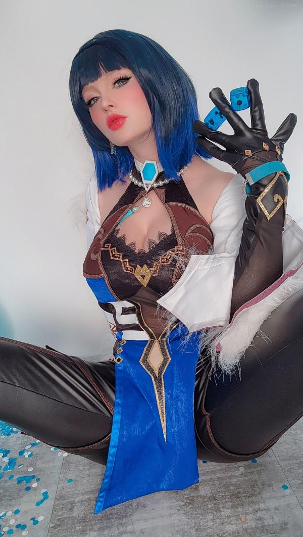    Mikomin-原神夜阑Yelan Cosplay-大尺度私房写真-高还原度性感演绎-极致诱惑女神第25张图片