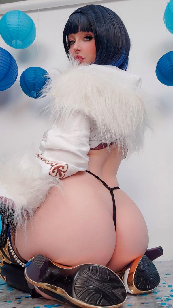    Mikomin-原神夜阑Yelan Cosplay-大尺度私房写真-高还原度性感演绎-极致诱惑女神第35张图片