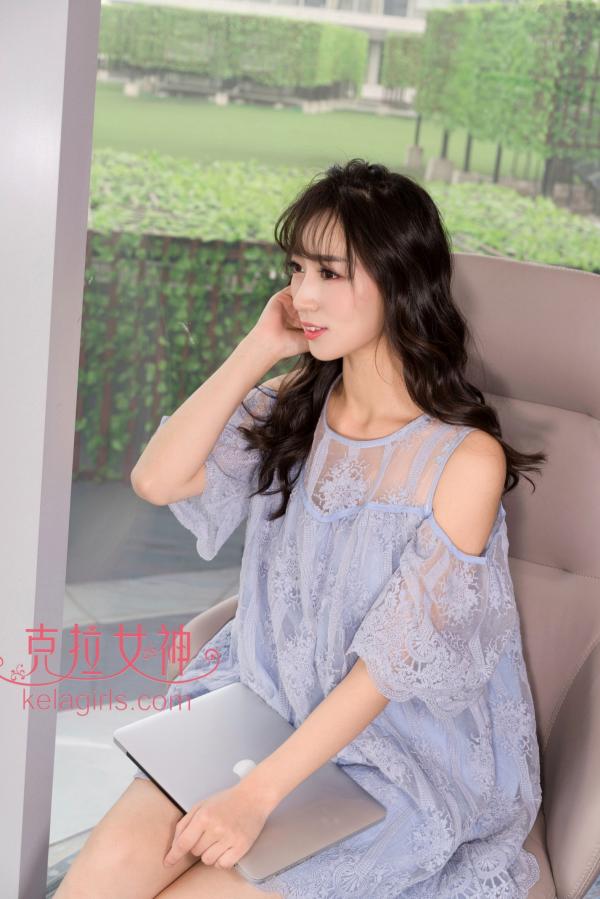    KelaGirls克拉女神 姜璐《学姐の兔尾巴》极品性感制服美腿诱惑写真第5张图片