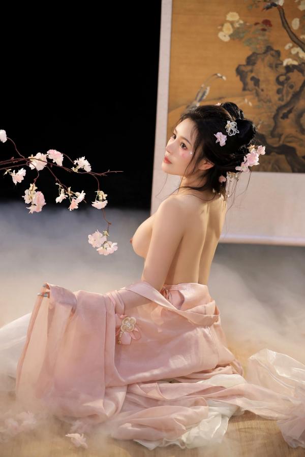    桃暖酱-汉服古风入梦-极致唯美私房写真-肤如凝脂诱惑大尺度第29张图片