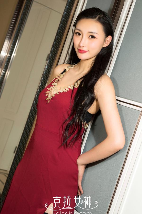    KelaGirls克拉女神-璇子《情丝千缕》：红裙黑丝诱惑，展现绝美身姿的御姐风私房系列第3张图片