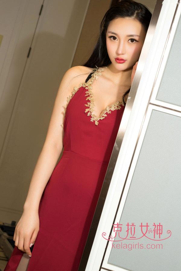    KelaGirls克拉女神-璇子《情丝千缕》：红裙黑丝诱惑，展现绝美身姿的御姐风私房系列第5张图片