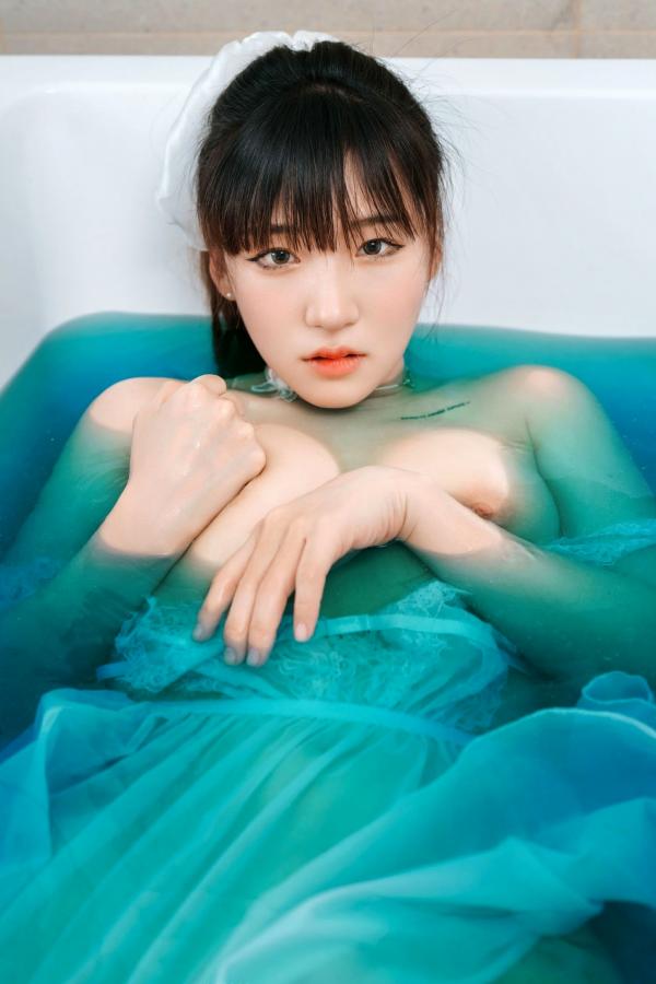    韩国美女Hendoong-ArtGravia-415-白色蕾丝透视诱惑私房写真-纯欲女神第62张图片