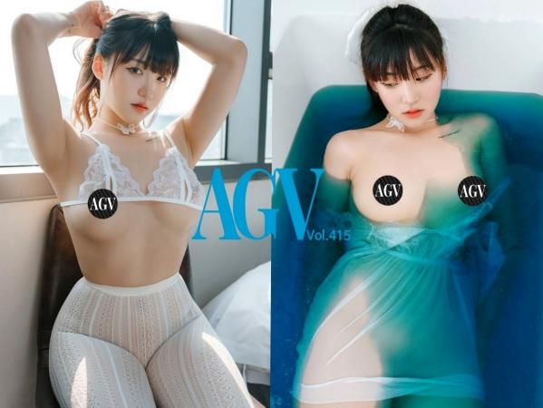    韩国美女Hendoong-ArtGravia-415-白色蕾丝透视诱惑私房写真-纯欲女神第98张图片