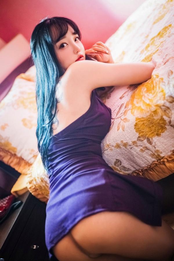    韩国美女孙乐乐Son-YeEun私房写真-大尺度家居个性纹身诱惑-Bluecake-无内裤露出第26张图片