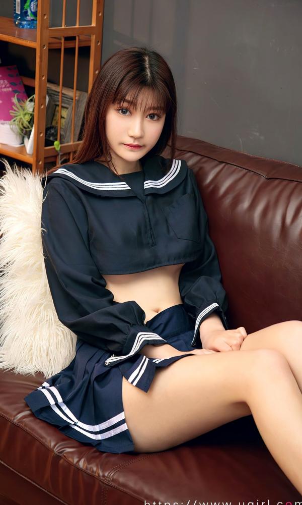    UGirlsApp尤果圈爱尤物-2588-尤果合辑-《甜糖》：模特董小姐poppy清纯校服、名媛风与性感浴室私房写真第35张图片
