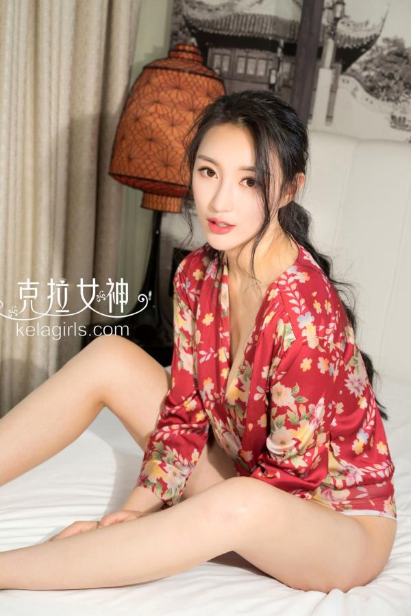    KelaGirls克拉女神-2018.03.24-璇子-《媚娘》极品性感私房照，优雅睡衣诱惑，展现绝美风韵与撩人美腿第7张图片