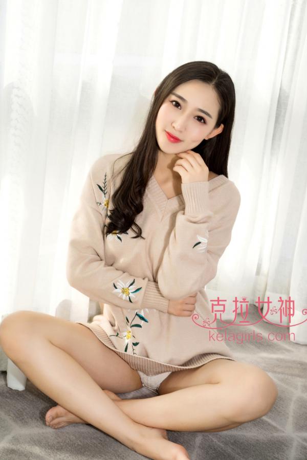    KelaGirls克拉女神-2017.12.20-姜璐-《学姐出马》纯欲风针织衫内衣私房写真，白嫩美腿诱惑十足第7张图片