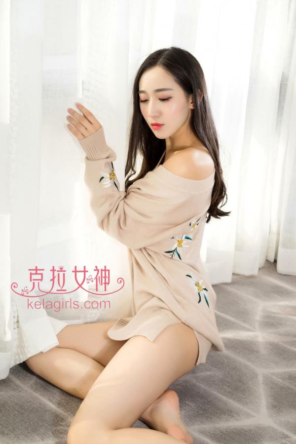    KelaGirls克拉女神-2017.12.20-姜璐-《学姐出马》纯欲风针织衫内衣私房写真，白嫩美腿诱惑十足第12张图片