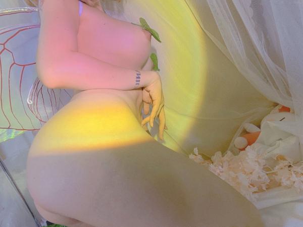    钛合金TiTi-精灵女神露脸：奇幻 Cosplay 森林花仙子主题，极致诱惑大尺度私房写真第14张图片