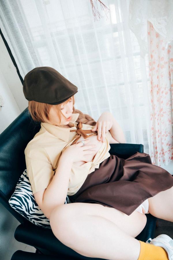    韩国美女Mozzi咖啡店性感侍者，清纯制服诱惑角色扮演，无圣光大尺度写真系列第32张图片