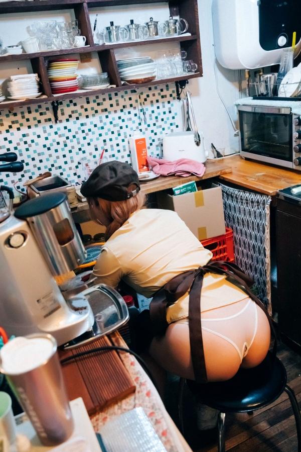    韩国美女Mozzi咖啡店性感侍者，清纯制服诱惑角色扮演，无圣光大尺度写真系列第85张图片
