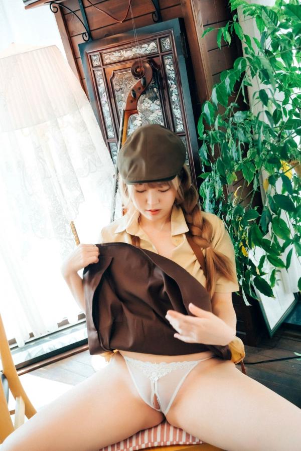    韩国美女Mozzi咖啡店性感侍者，清纯制服诱惑角色扮演，无圣光大尺度写真系列第89张图片