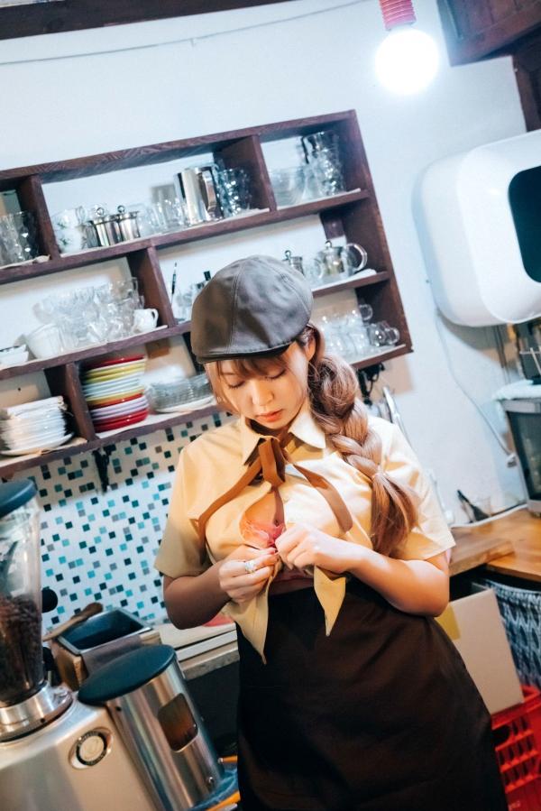    韩国美女Mozzi咖啡店性感侍者，清纯制服诱惑角色扮演，无圣光大尺度写真系列第130张图片