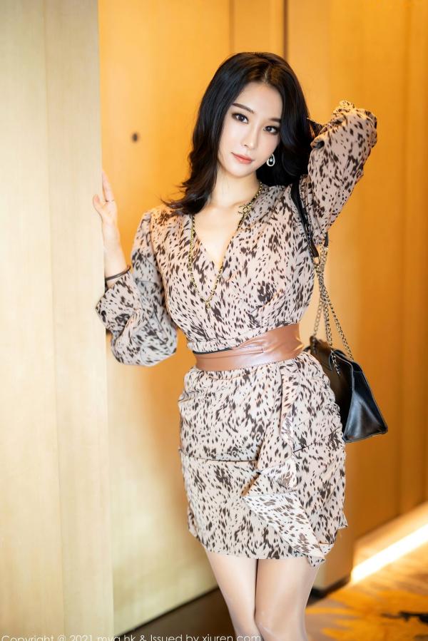    MyGirl美媛馆-532-蓝夏Akasha-江浙沪旅拍私房大片 豹纹衬衫蕾丝内衣肉丝 气质御姐极致诱惑写真第3张图片