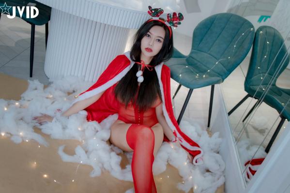    JVID-木木森-性感圣诞派对-鹿角透视红纱篇 - 无圣光大尺度第28张图片