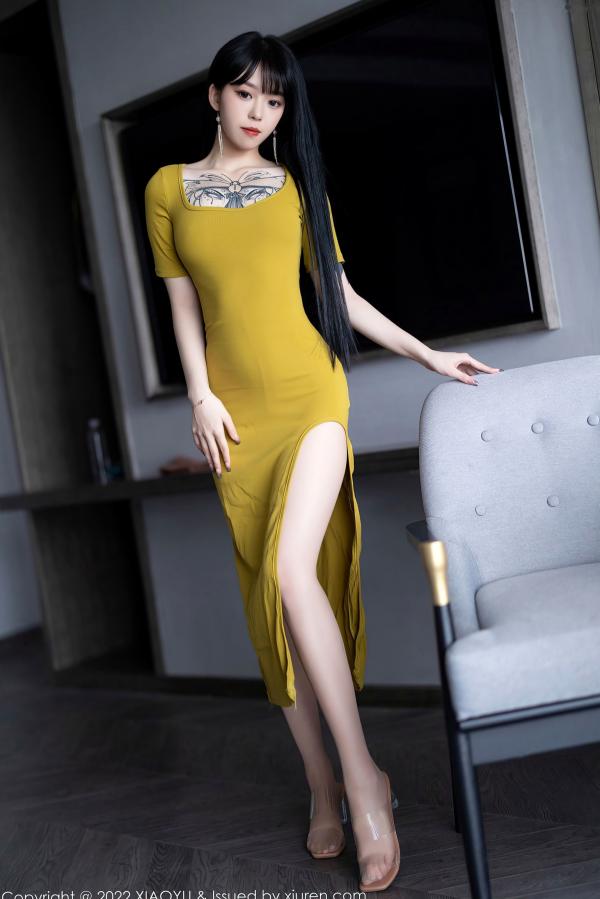   XiaoYu语画界-829-奶瓶：清新纯欲私房写真，唯美纹身与白丝诱惑，勾勒骨感身姿，极致撩人。第4张图片