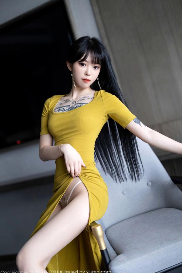    XiaoYu语画界-829-奶瓶：清新纯欲私房写真，唯美纹身与白丝诱惑，勾勒骨感身姿，极致撩人。第11张图片