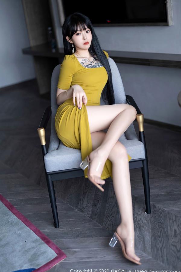    XiaoYu语画界-829-奶瓶：清新纯欲私房写真，唯美纹身与白丝诱惑，勾勒骨感身姿，极致撩人。第13张图片
