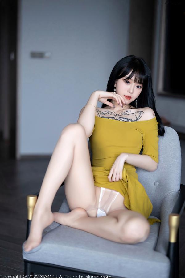   XiaoYu语画界-829-奶瓶：清新纯欲私房写真，唯美纹身与白丝诱惑，勾勒骨感身姿，极致撩人。第27张图片