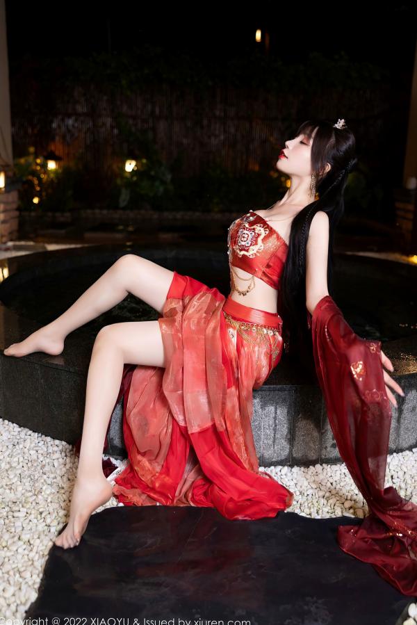    XiaoYu语画界-827-徐莉芝Booty-泳池红色轻透古装私房-性感极品古风大尺度艺术写真第20张图片
