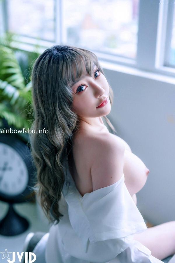    JVID-璃奈酱《充气娃娃》No.618—纯欲风白色内衣私房照，性感诱惑视觉盛宴第134张图片